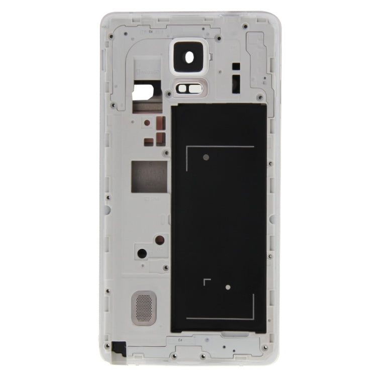 For Galaxy Note 4 / N910F Full Housing Cover (Front Housing LCD Frame Bezel Plate + Middle Frame Bezel Back Plate Housing Camera Lens Panel ) (White) - Other Galaxy Parts by buy2fix | Online Shopping UK | buy2fix