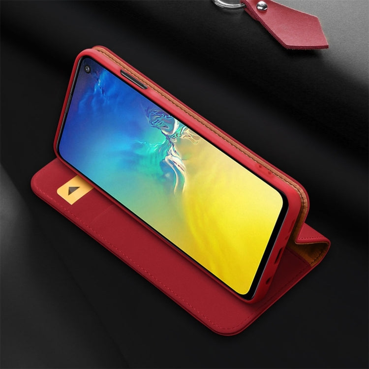 DUX DUCIS WISH Series TPU + PU + Leather Case for Galaxy S10 E, with Card Slots & Wallet (Red) - Galaxy Phone Cases by DUX DUCIS | Online Shopping UK | buy2fix