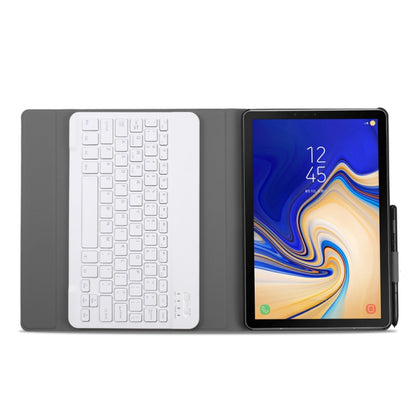 A830 Ultra-thin Detachable Bluetooth Keyboard Leather Tablet Case for Galaxy Tab S4 10.5 T830 / T835, with Holder(Gold) - Samsung Keyboard by buy2fix | Online Shopping UK | buy2fix