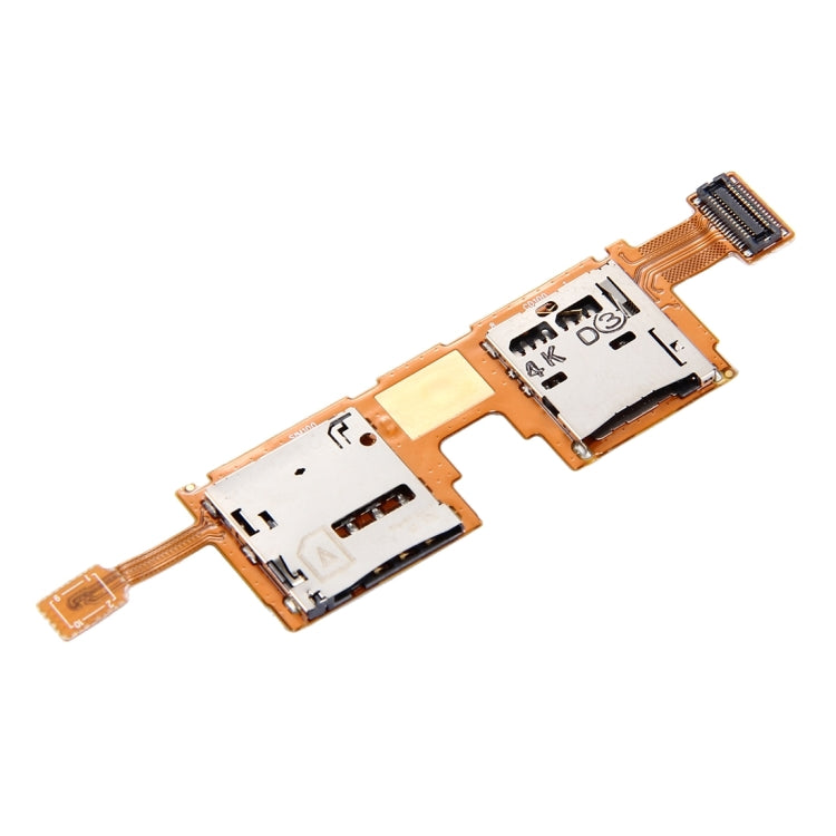 For Galaxy Note Pro 12.2 LTE / P905 SIM & SD Card Reader Contact Flex Cable - Card Socket by buy2fix | Online Shopping UK | buy2fix