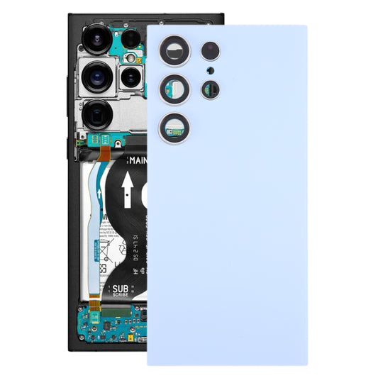 For Samsung Galaxy S24 Ultra SM-S928B OEM Battery Back Cover with Camera Lens Cover(Blue) - Back Cover by buy2fix | Online Shopping UK | buy2fix