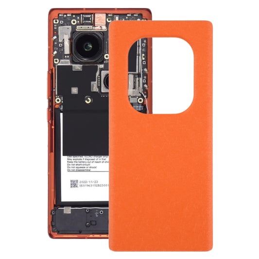 For Tecno Phantom X2 AD8 Original Battery Back Cover(Orange) - Back Cover by buy2fix | Online Shopping UK | buy2fix