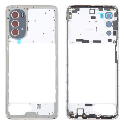 For Motorola Moto G52 Original Middle Frame Bezel Plate (Silver) - Frame Bezel Plate by buy2fix | Online Shopping UK | buy2fix