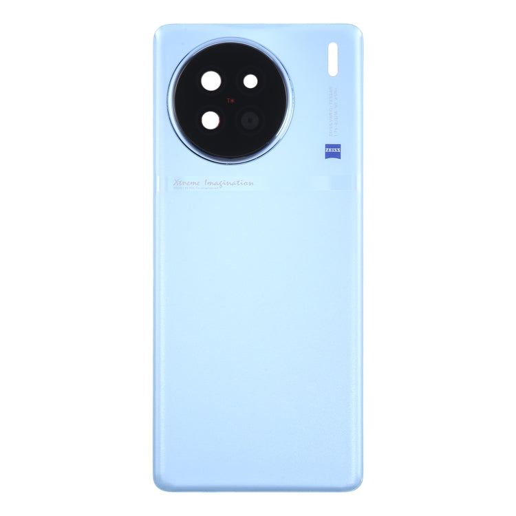 For vivo X90 Battery Back Cover with Camera Lens Cover(Blue) - Back Cover by buy2fix | Online Shopping UK | buy2fix