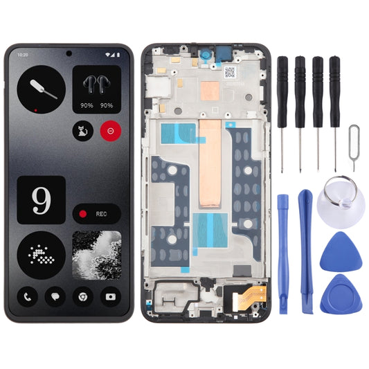 For Nothing CMF Phone 1 Original OLED LCD Screen Digitizer Full Assembly with Frame (Black) - Others by buy2fix | Online Shopping UK | buy2fix