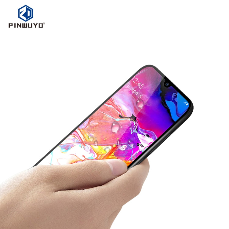 PINWUYO 9H 2.5D Full Glue Tempered Glass Film for Galaxy A50 - Galaxy Tempered Glass by PINWUYO | Online Shopping UK | buy2fix
