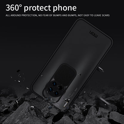 For Huawei Mate 30 MOFI Xing Dun Series PC + TPU Anti-peep Waterproof And Anti-drop All-inclusive Protective Shell, Translucent Frosted(Black) - Huawei Cases by MOFI | Online Shopping UK | buy2fix