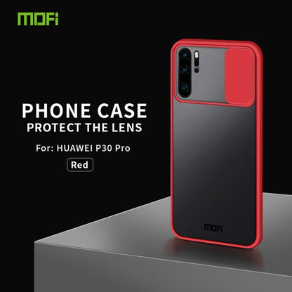 For Huawei P30 Pro MOFI Xing Dun Series PC + TPU Anti-peep Waterproof And Anti-drop All-inclusive Protective Shell, Translucent Frosted(Red) - Huawei Cases by MOFI | Online Shopping UK | buy2fix