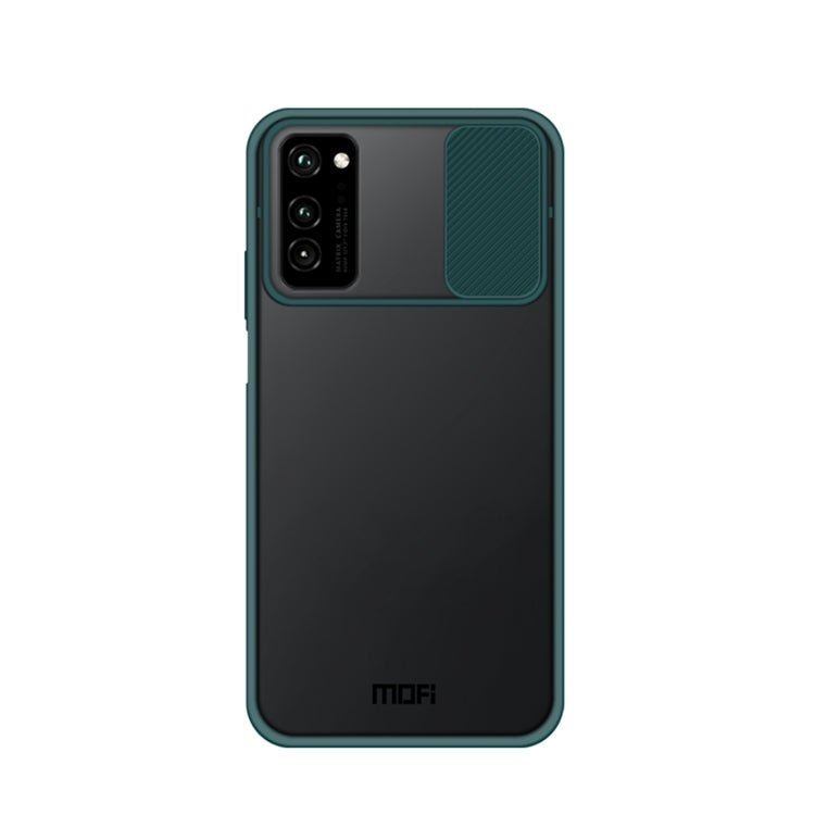 For Huawei HonorV30 MOFI Xing Dun Series PC + TPU Anti-peep Waterproof And Anti-drop All-inclusive Protective Shell, Translucent Frosted(Green) - Huawei Cases by MOFI | Online Shopping UK | buy2fix
