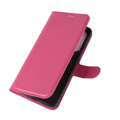 For OnePlus Nord Litchi Texture Horizontal Flip Protective Case with Holder & Card Slots & Wallet(Rose red) - OnePlus Cases by buy2fix | Online Shopping UK | buy2fix