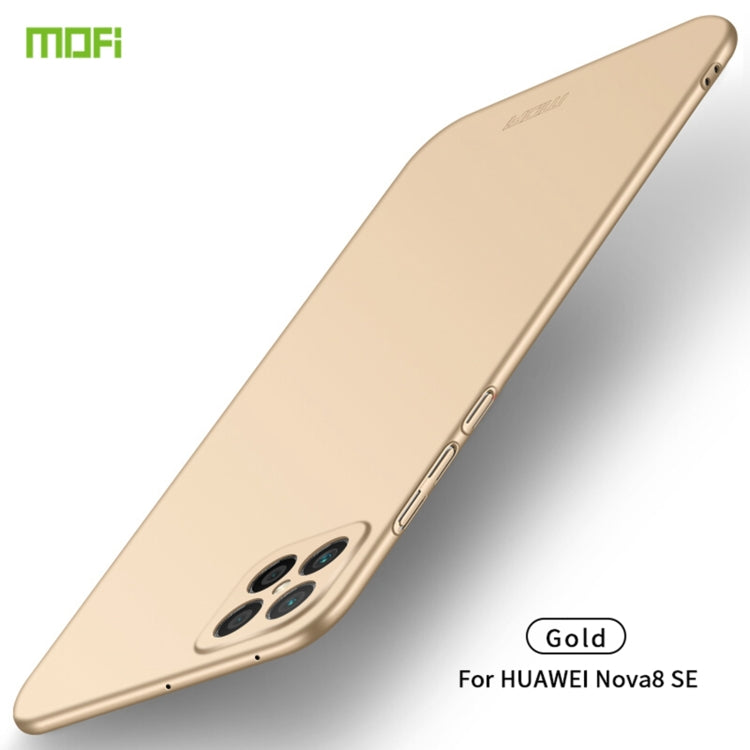 For Huawei nova 8 SE MOFI Frosted PC Ultra-thin Hard Case (Gold) - Huawei Cases by MOFI | Online Shopping UK | buy2fix