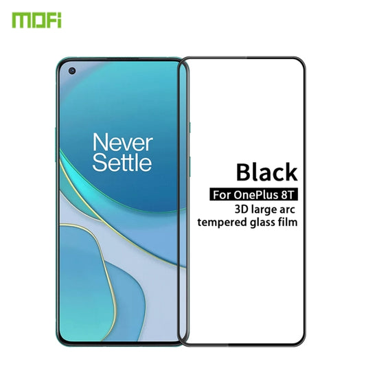 For OnePlus 8T MOFI 9H 3D Explosion-proof Curved Screen Tempered Glass Film - OnePlus Tempered Glass by MOFI | Online Shopping UK | buy2fix