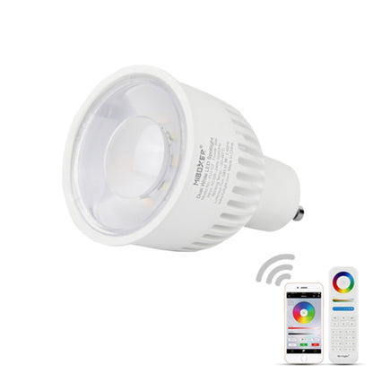 FUT107 GU10 6W Double White CCT LED Bulb Spotlight For Bedroom And Living Room - Smart Light Bulbs by buy2fix | Online Shopping UK | buy2fix