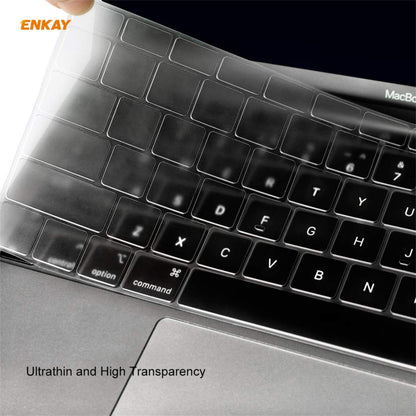 ENKAY 3 in 1 Matte Laptop Protective Case + US Version TPU Keyboard Film + Anti-dust Plugs Set for MacBook Pro 15.4 inch A1707 & A1990 (with Touch Bar)(Orange) - MacBook Pro Cases by ENKAY | Online Shopping UK | buy2fix