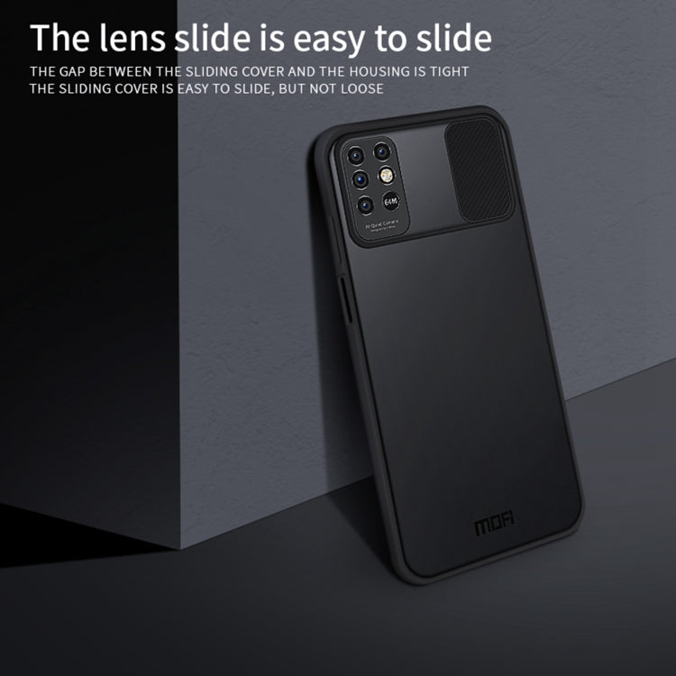For INFINIX Note8 MOFI Xing Dun Series PC + TPU Anti-peep Waterproof And Anti-drop All-inclusive Protective Shell, Translucent Frosted(Black) - Infinix Cases by MOFI | Online Shopping UK | buy2fix