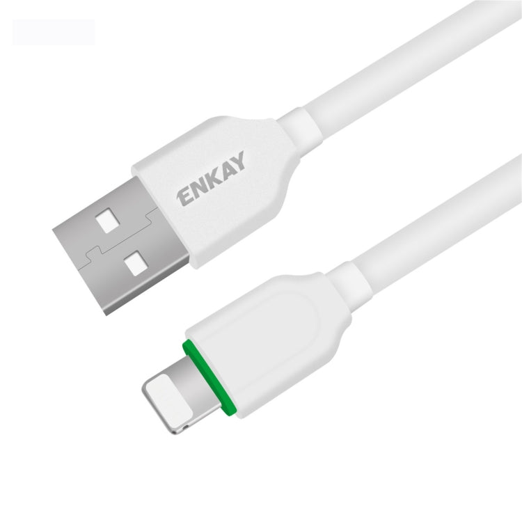 Hat-Prince ENKAY ENK-CB206 USB to 8 Pin Quick Charging Cable, Length: 1m - Normal Style Cable by ENKAY | Online Shopping UK | buy2fix