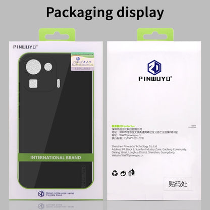 For Xiaomi Mi 11 Pro PINWUYO Touching Series Liquid Silicone TPU Shockproof Case(Blue) - Xiaomi Cases by PINWUYO | Online Shopping UK | buy2fix