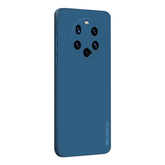 For Huawei Mate 40 Pro+ PINWUYO Sense Series Liquid Silicone TPU Mobile Phone Case(Blue) - Huawei Cases by PINWUYO | Online Shopping UK | buy2fix