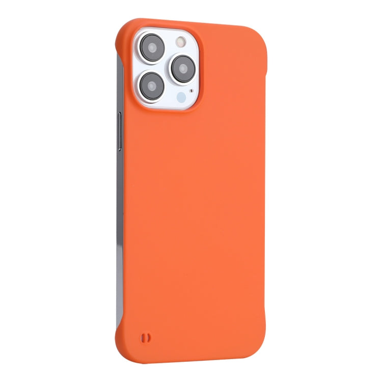 For iPhone 13 Pro Max ENKAY Matte Frameless Hard PC Case (Orange) - iPhone 13 Pro Max Cases by ENKAY | Online Shopping UK | buy2fix