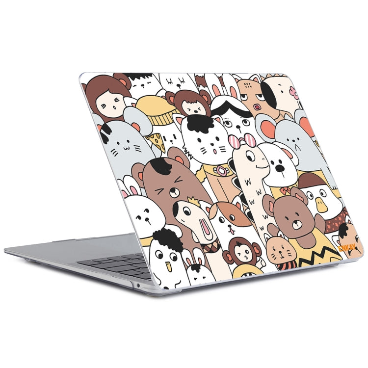 ENKAY Animal Series Pattern Laotop Protective Crystal Case For MacBook Pro 14.2 inch A2442 2021/A2779 2023(Animals No.1) - MacBook Pro Cases by ENKAY | Online Shopping UK | buy2fix