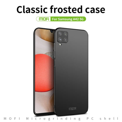 For Samsung Galaxy A42 5G / M42 5G MOFI Frosted PC Ultra-thin Hard Phone Case(Red) - Galaxy Phone Cases by MOFI | Online Shopping UK | buy2fix