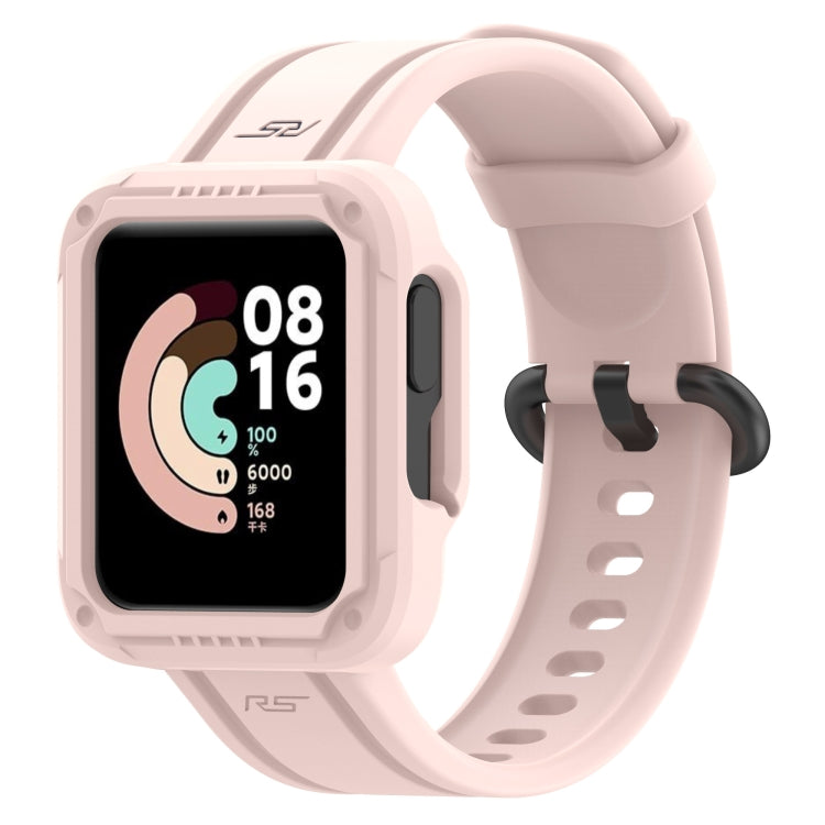For Xiaomi Redmi Watch 2 Lite Silicone Solid Color Watch Band(Pink) - Watch Bands by buy2fix | Online Shopping UK | buy2fix