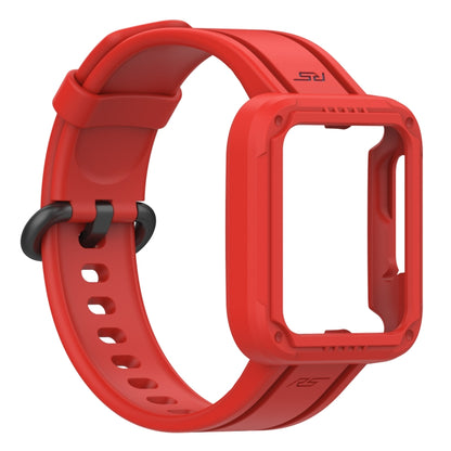 For Xiaomi Mi Watch 2 Lite Silicone Solid Color Watch Band(Red) - Watch Bands by buy2fix | Online Shopping UK | buy2fix