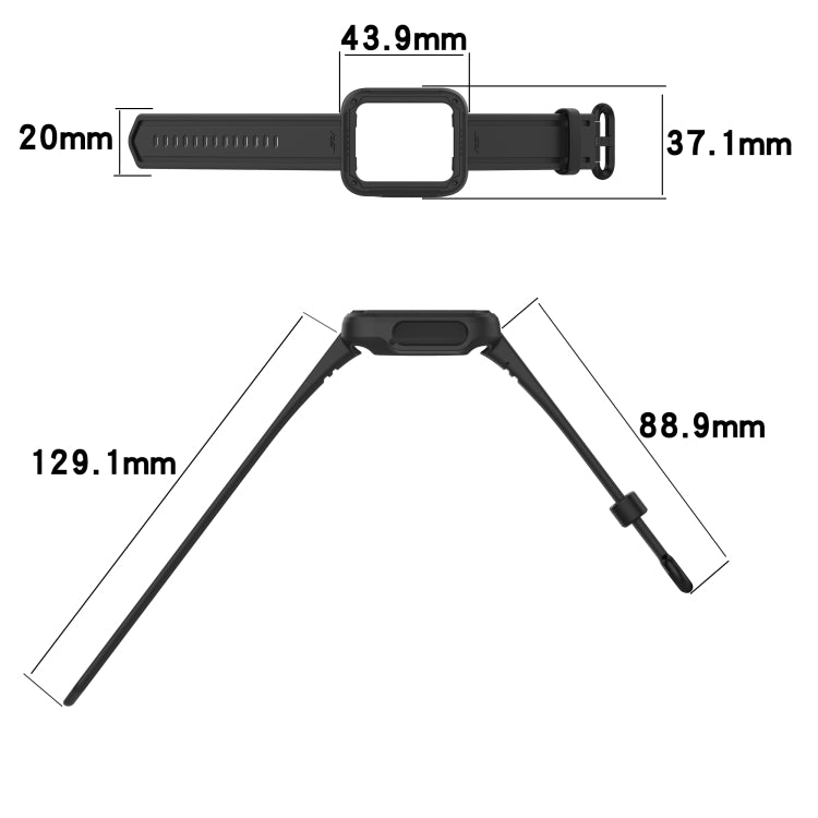 For Xiaomi Mi Watch 2 Lite Silicone Solid Color Watch Band(Dark Green) - Watch Bands by buy2fix | Online Shopping UK | buy2fix