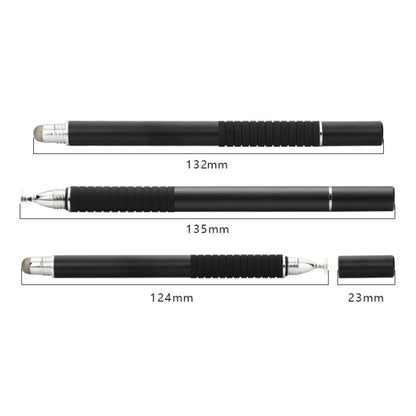 AT-31 Conductive Cloth Head + Precision Sucker Capacitive Pen Head 2-in-1 Handwriting Stylus(Silvery White) - Stylus Pen by buy2fix | Online Shopping UK | buy2fix