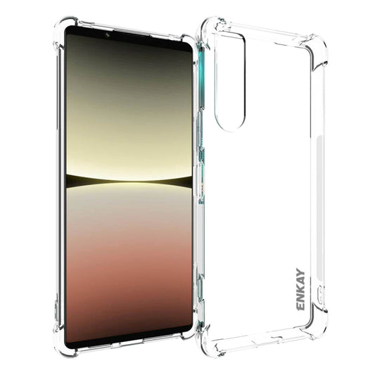 For Sony Xperia 5 IV ENKAY Clear TPU Shockproof Phone Case - Sony Cases by ENKAY | Online Shopping UK | buy2fix