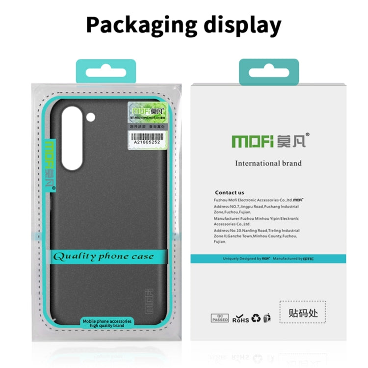 For Samsung Galaxy S23+ 5G MOFI Fandun Series Frosted Ultra-thin PC Hard Phone Case(Black) - Galaxy S23+ 5G Cases by MOFI | Online Shopping UK | buy2fix