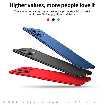 For Xiaomi Redmi Note 13 Pro 4G MOFI Micro-Frosted PC Ultra-thin Hard Phone Case(Blue) - Note 13 Pro Cases by MOFI | Online Shopping UK | buy2fix