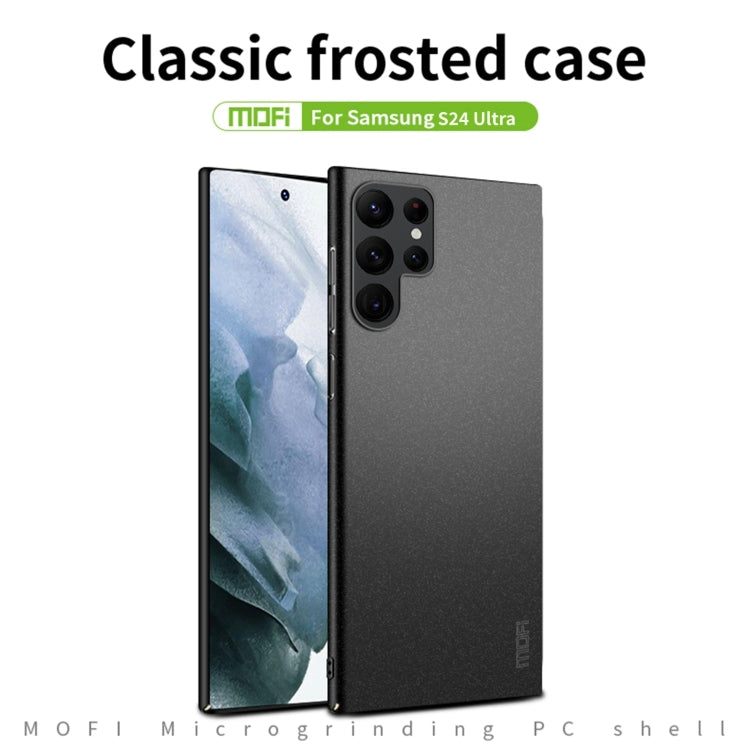 For Samsung Galaxy S24 Ultra 5G MOFI Fandun Series Frosted PC Ultra-thin All-inclusive Phone Case(Green) - Galaxy S24 Ultra 5G Cases by MOFI | Online Shopping UK | buy2fix