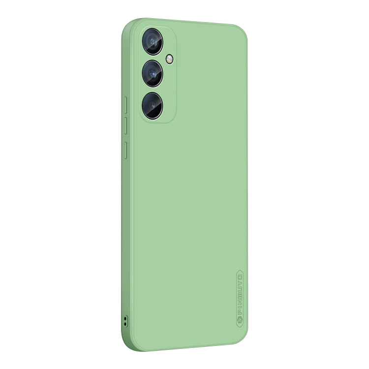 For Samsung Galaxy A35 5G PINWUYO Sense Series Liquid Silicone TPU Phone Case(Green) - Galaxy Phone Cases by PINWUYO | Online Shopping UK | buy2fix