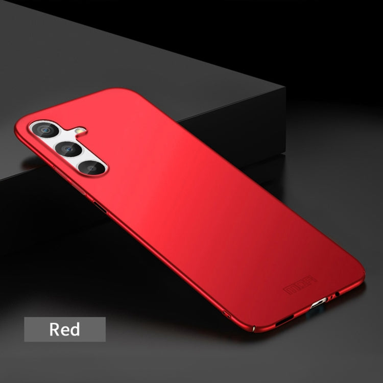 For Samsung Galaxy A24 4G MOFI Frosted PC Ultra-thin Hard Phone Case(Red) - Galaxy Phone Cases by MOFI | Online Shopping UK | buy2fix