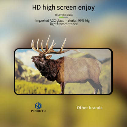 For Realme 12+ PINWUYO 9H 2.5D Full Screen Tempered Glass Film(Black) - Realme Tempered Glass by PINWUYO | Online Shopping UK | buy2fix