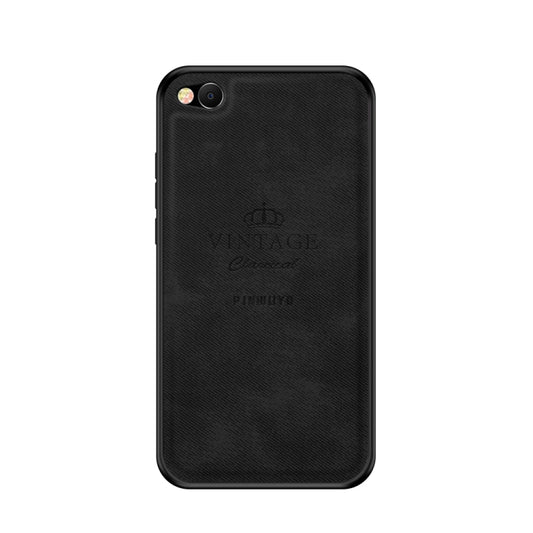 PINWUYO Shockproof Waterproof Full Coverage PC + TPU + Skin Protective Case for Xiaomi Redmi Go(Black) - Xiaomi Cases by PINWUYO | Online Shopping UK | buy2fix