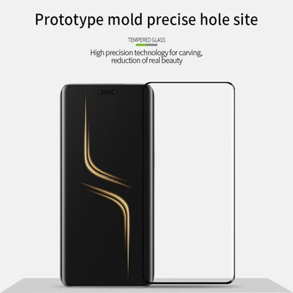 For Honor Magic6 Ultimate / Magic6 RS PINWUYO 9H 3D Hot Bending Tempered Glass Film(Black) - Honor Tempered Glass by PINWUYO | Online Shopping UK | buy2fix