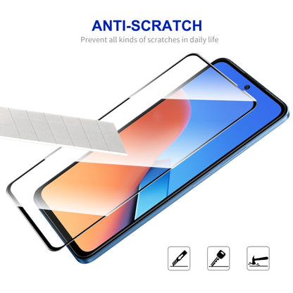 For Xiaomi Redmi 12 4G 10pcs ENKAY Hat-Prince Full Glue High Aluminum-silicon Tempered Glass Film -  by ENKAY | Online Shopping UK | buy2fix