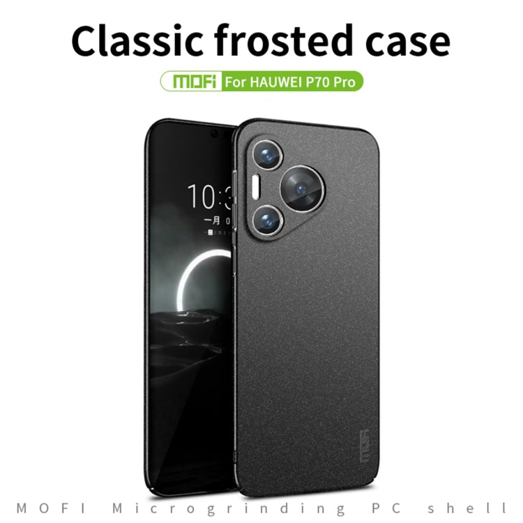 For Huawei P70 Pro MOFI Fandun Series Frosted PC Ultra-thin All-inclusive Phone Case(Green) - Huawei Cases by MOFI | Online Shopping UK | buy2fix