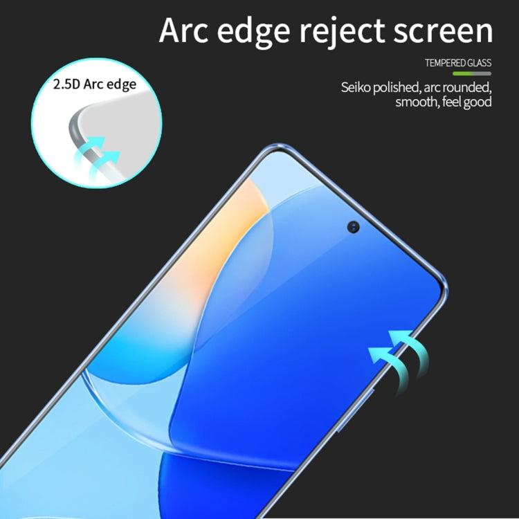 For vivo iQOO 11S PINWUYO 9H 2.5D Full Screen Tempered Glass Film(Black) - vivo Tempered Glass by PINWUYO | Online Shopping UK | buy2fix