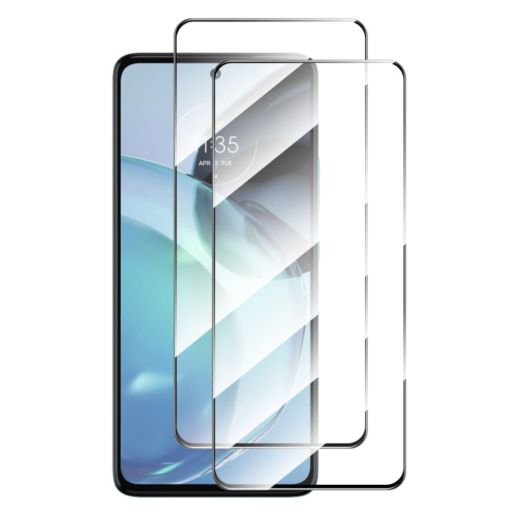 For Motorola Moto G72 / G71s 2pcs ENKAY Full Glue High Aluminum-silicon Tempered Glass Film - Motorola Tempered Glass by ENKAY | Online Shopping UK | buy2fix