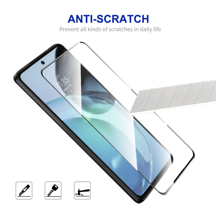 For Motorola Moto G72 / G71s 5pcs ENKAY Full Glue High Aluminum-silicon Tempered Glass Film - Motorola Tempered Glass by ENKAY | Online Shopping UK | buy2fix