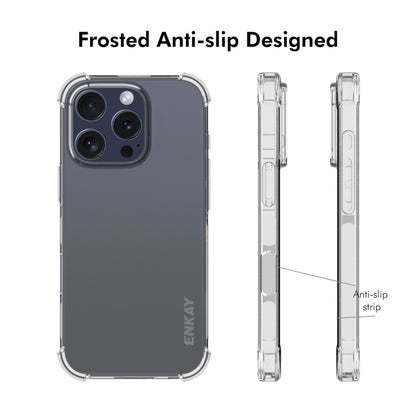 For iPhone 16 Pro Max ENKAY Hat-Prince Transparent TPU Shockproof Phone Case - iPhone 16 Pro Max Cases by ENKAY | Online Shopping UK | buy2fix