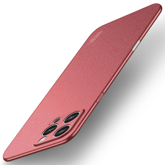 For iPhone 16 Pro Max MOFI Fandun Series Frosted PC Ultra-thin All-inclusive Phone Case(Red) - iPhone 16 Pro Max Cases by MOFI | Online Shopping UK | buy2fix