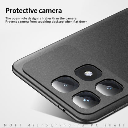 For Xiaomi Redmi K70 Ultra MOFI Fandun Series Frosted PC Ultra-thin All-inclusive Phone Case(Black) - Xiaomi Cases by MOFI | Online Shopping UK | buy2fix