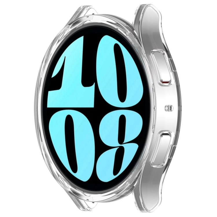 For Samsung Galaxy Watch 6 40mm Half Coverage Hollow PC Watch Protective Case(Transparent) - Watch Cases by buy2fix | Online Shopping UK | buy2fix