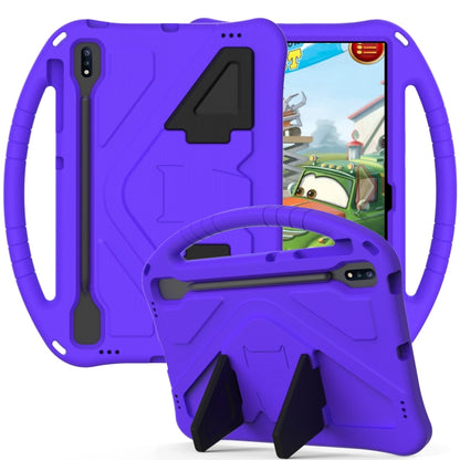 For Samsung Galaxy Tab S10+ 12.4 EVA Shockproof Tablet Case with Holder(Purple) - Tab S10+ Cases by buy2fix | Online Shopping UK | buy2fix