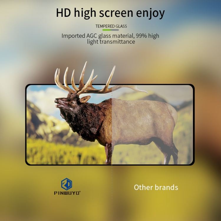 For Xiaomi Redmi K70 / Poco F6 Pro PINWUYO 9H 2.5D Full Screen Tempered Glass Film(Black) - K70 Tempered Glass by PINWUYO | Online Shopping UK | buy2fix