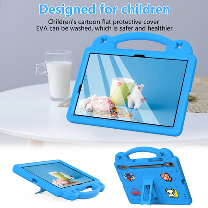 For Samsung Galaxy Tab S8 X700 Handle Kickstand Children EVA Shockproof Tablet Case(Sky Blue) - Galaxy Tab S8 Cases by buy2fix | Online Shopping UK | buy2fix